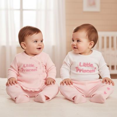 ML2020-2690 Quilted Princess Jacket, Trousers & Top (NB - 6m)