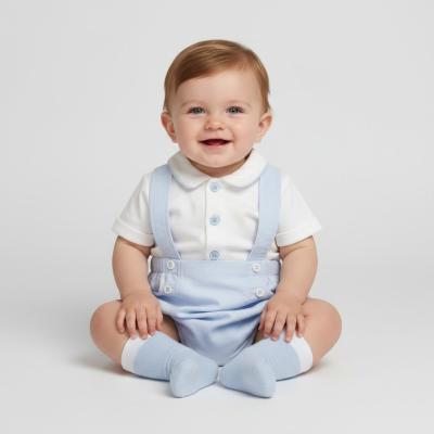 ML2120-6428 Dungaree romper ( Newborn - 9 months)