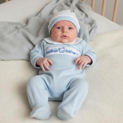 ML2120-6071-S  Smocked "Cuddle Me" All In One Set  (NB-6m)