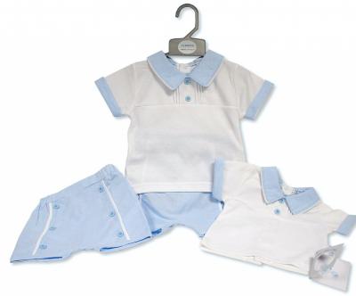 ML2120-6312S  "Sailor" Short Set  (NB-6 months)