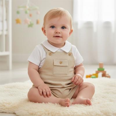 ML2120-6334-T Short Dungaree Set (NB-6 months)