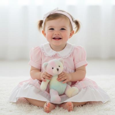 ML2120-6367  Ruffles and Lace Dress Set  (6-24 months)