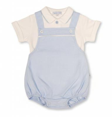 ML2120-6427 Dungaree Romper ( Newborn - 9 months)