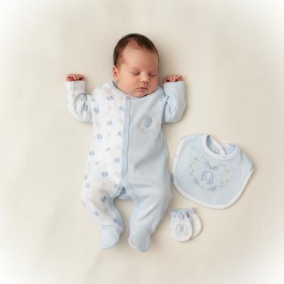 ML25-1333s "Elephant" 4 Piece Set (NB-6 months)