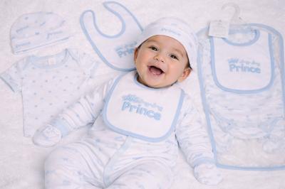 ML25-1335-S  "Prince" 5 Piece Set  (NB-6 months)