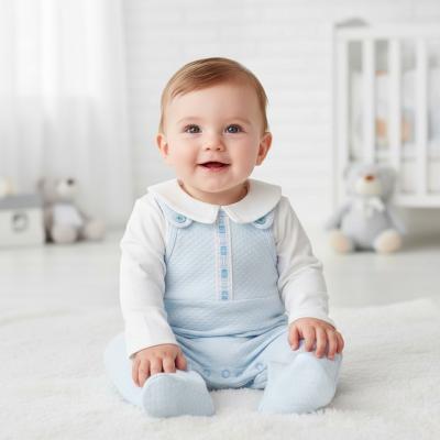 MLC2490-S  Lace Trim All in one  (Newborn - 6 months)