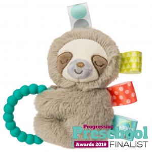 Mary Meyer 40240M * MM40240M Taggie Molasses Sloth Teether rattle