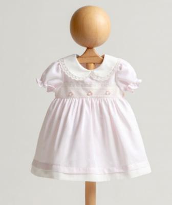 MY4488Pi  Lace Trimmed Dress  (6-24 months)