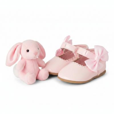 MeBianca-P  Pink  Bow Shoes Pack of 12  (Sizes 3-8)