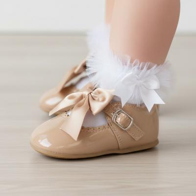 MeKylieCam  Camel Bow Shoes Pack of 12  (Sizes 3-8)