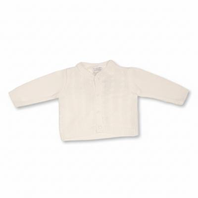 NT10-1001W-24  White Cable Knit Cardigan  (9-24 months)