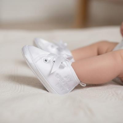 NT116-819-W  White Christening Shoes  (0-18 months)