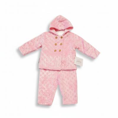 NT2020-2607P  Bubble/Popcorn Two Piece Set  (0-9 months)