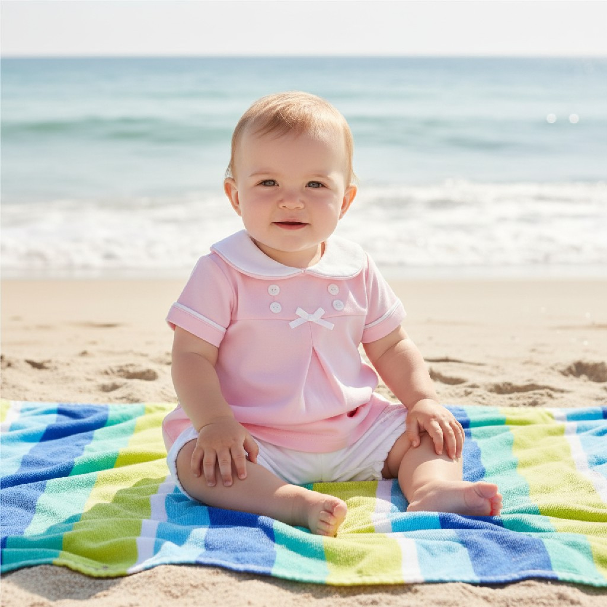 Nursery Time BIS-2100-2309 5035320423098 NT2100-2309-P "Nautical" Two Piece Set (NB - 6 months)