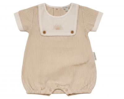 NT2120-6191T  Striped "Sunrise" Romper  (0-6 months)