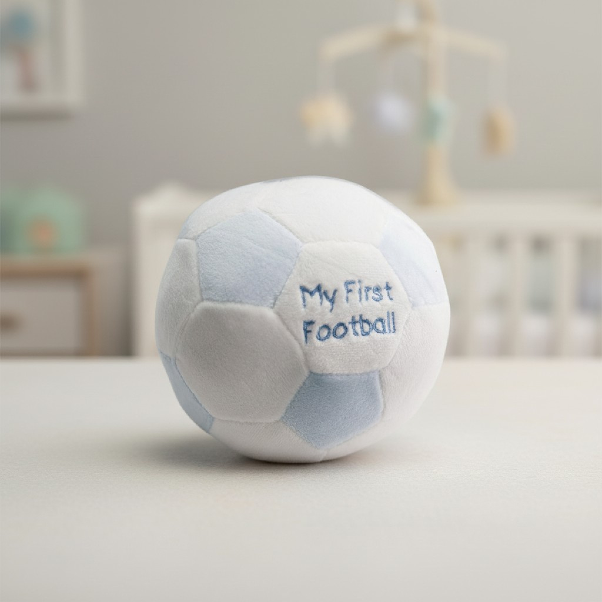 Nursery Time GP-25-1192S 5035320625935 NT25-1123S Sky "My First Football" and Rattle