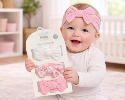 NT25-1401P Triple Pack Stretch Bow Headband Set
