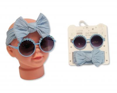 NT25-1408  Daisy Sunglasses and Headband Gift  (approx 12m)