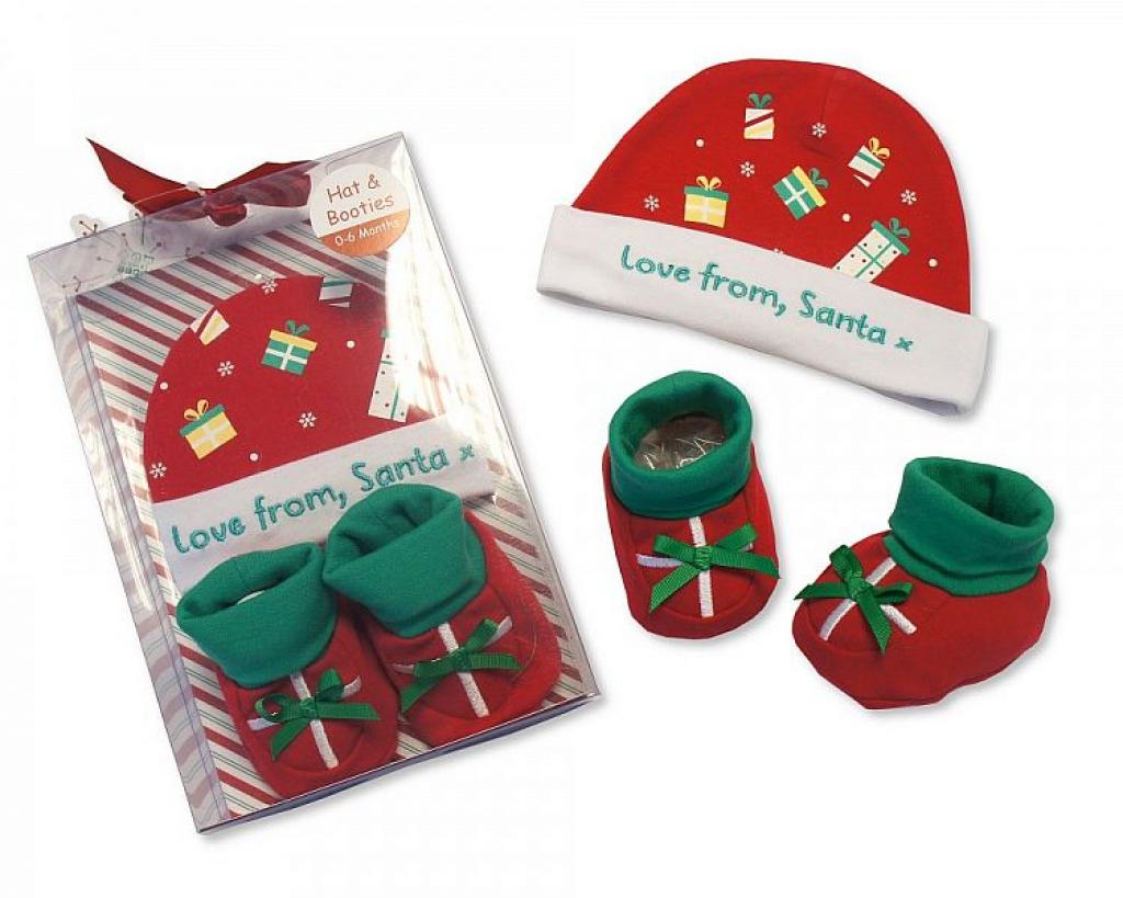 Nursery Time  503532025814 0 NT2516-0814 "Love from Santa" Gift Set (0-6 months)