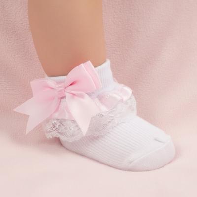 NT61-2220-P Pink Lace Sock (0-18 months)