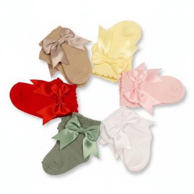 NT61-2221A Bow and Socks (0-18 months - Choose Colour)