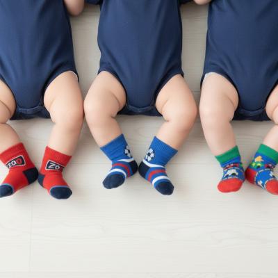 NT61-2245A 3 Pack "Football/Car/Zoo" Socks (Choose Size 0-6m)
