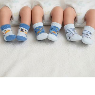 NT61-2246 3 Pack "Space" Socks (Choose Size 0-6m)