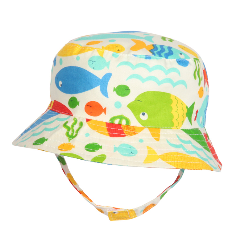 Bartleby Kids Wear  5060568886466 BKHC581X "Fish" Bucket Hat (44-48cm)
