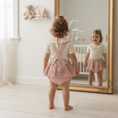 OK2023  Broderie Anglaise Jam Pant Set  ( 6-24 months)