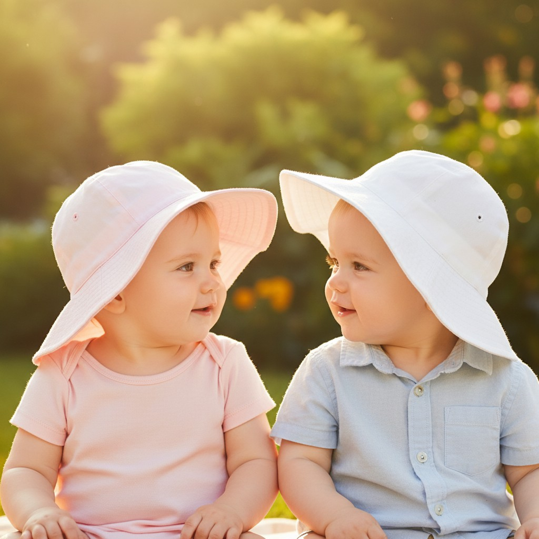 Pesci Kids KIDS/0266 5055185857104 PB0266 Wide Brim Hat (0-12 months)