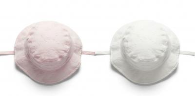 PB0378PW Broderie Cloche Hat (0-6months)