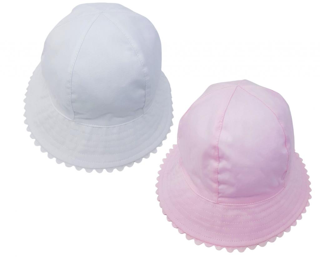 Pesci Baby KIDS/0388 * PB0388 Scallop Edge Hat (0-6 months)