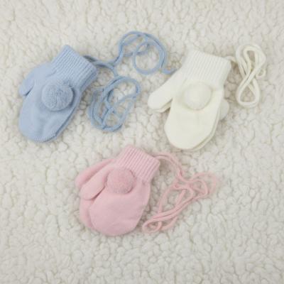 PB6145-9 Connected Pom Mitts (Baby)