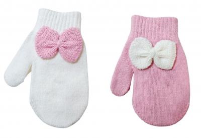 PB6174-9 Bow Mittens (Baby)