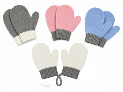 PK6199-13  Connected Pom Mitts  (Infant)