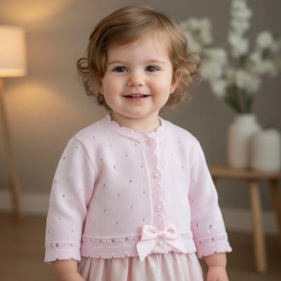 PX0208-P-B Pink Miranda Cardigan (6-24 months)