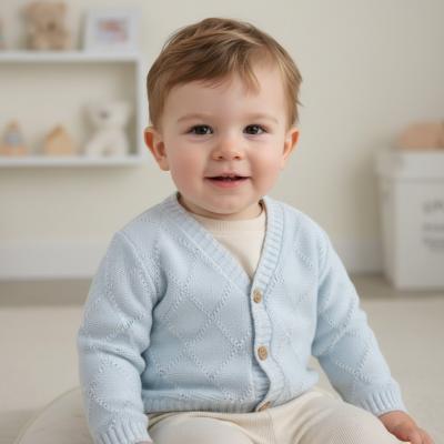 PX0514B  Sky Joshua Cotton Cardigan  (9-24 months)