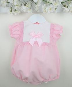 PX0612-P  Meri Spanish Style Cotton Romper  ( Newborn - 6 months)