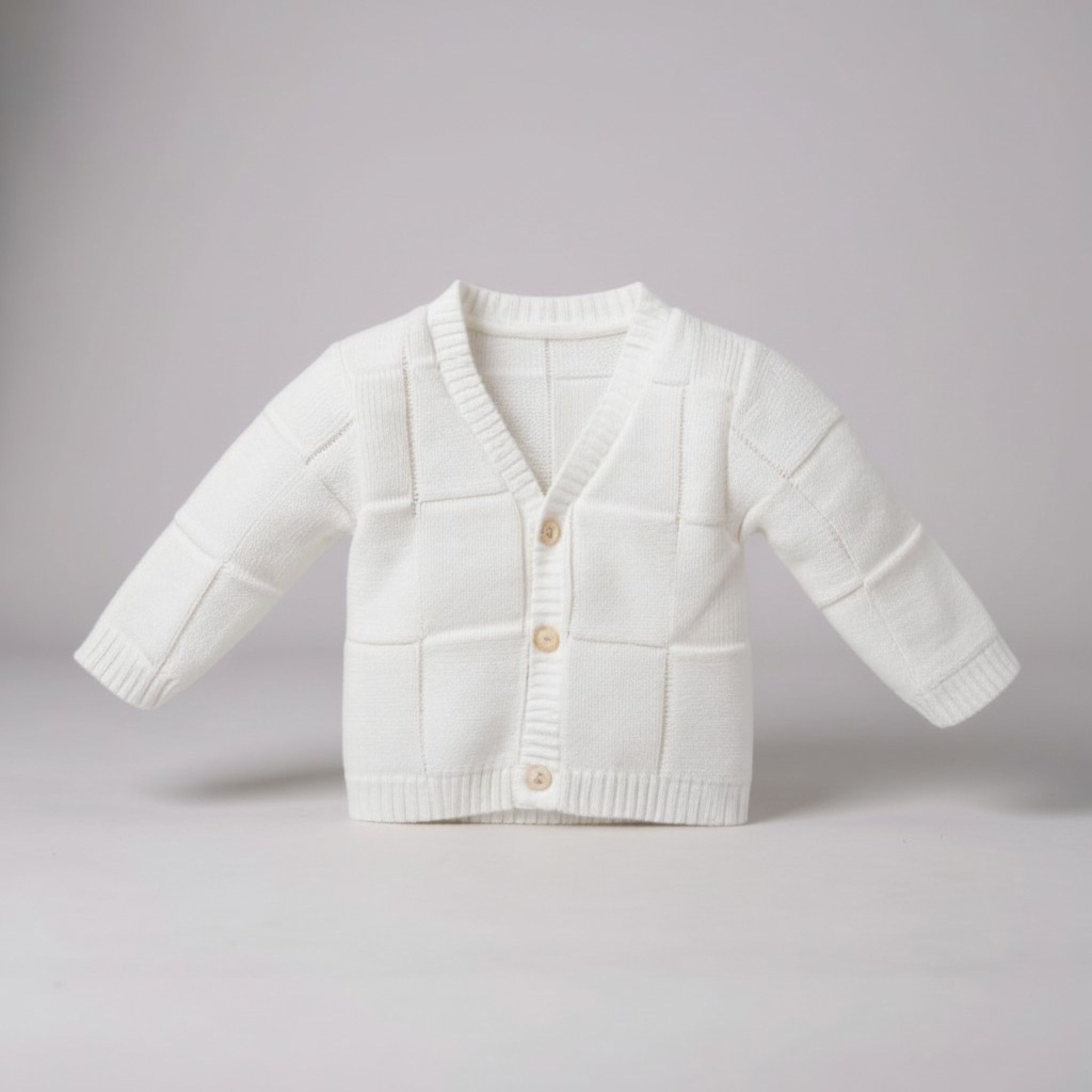 Pex  * PX0741-W-A White Lucas Cardigan (0-9 months)