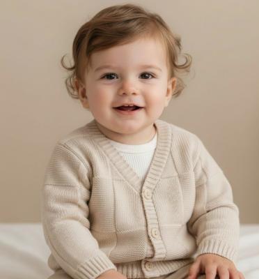 PX0741NB Natural Lucas Cardigan (9-24 months)