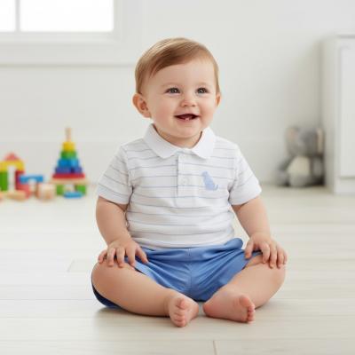 PX0835-B  "Benji Dog" 2 Piece Shorts Set  (9-24 months)