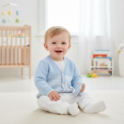 PX0868-S-B  Sky Marshall Cotton  Cardigan  (6-24 months)