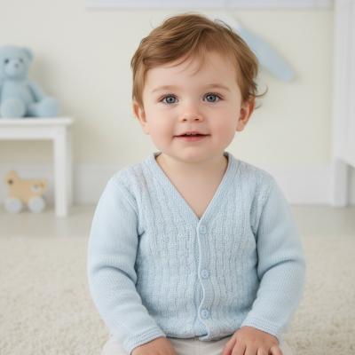 PX0876-BB  Cotton Sky Leon Cardigan  (6-24 months)