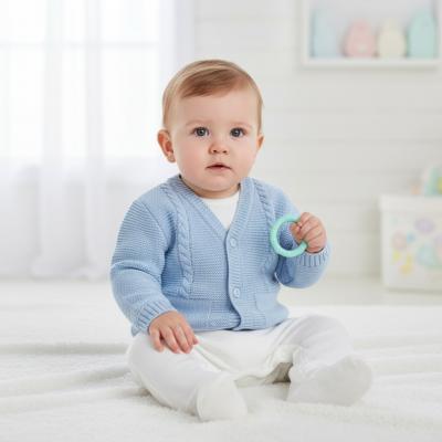 PX0877B-A  Sky Fletcher Cardigan  (NB-6 months)