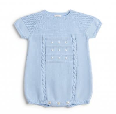 PX0946B   Sky Blue Thomas Romper (0-9 months)