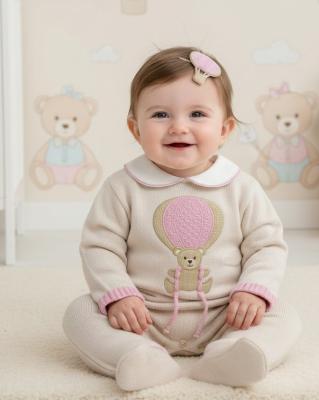 PX1025-Pa Hot Air Teddy Knitted Romper (Newborn - 9 months)