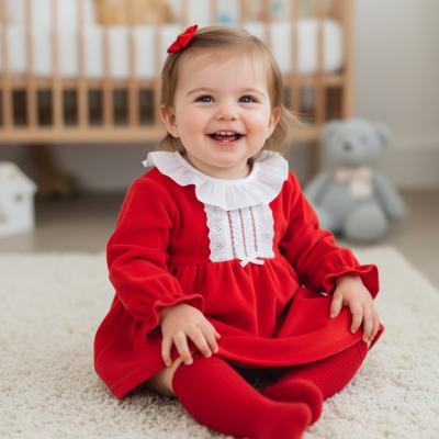 PX1032R-B Hannah Velour Dress (6-24 months)