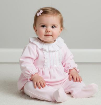 PX1033P Hannah Velour Two Piece ( Newborn - 9 months)