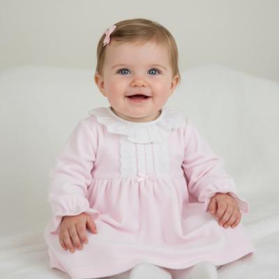 PX1032P-A Hannah Velour Dress ( Newborn - 6 months)