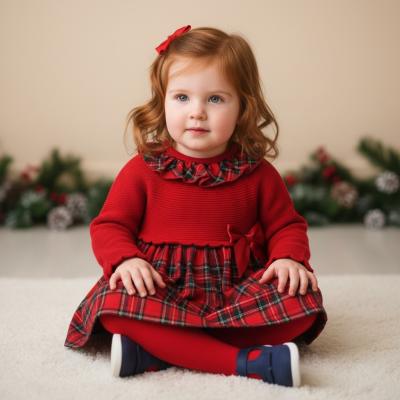 PX1046-R-B Red Izzie Dress (12-36 months)